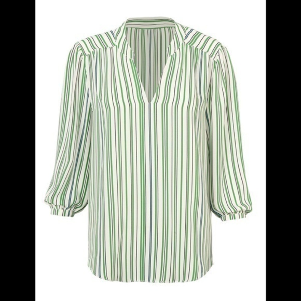 CAbi 5893 Awning Stripe Blouse : Spring '21